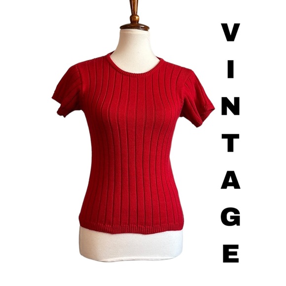 Vintage Sweaters - Vintage Ellen Tracy ribbed sweater